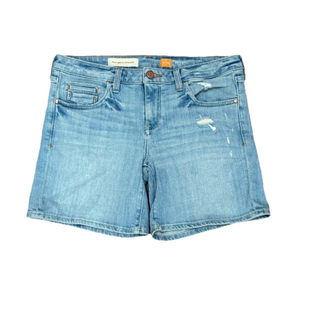 Pilcro And The Letterpress Stet Denim Jean Short Women Size 29 Anthropologie